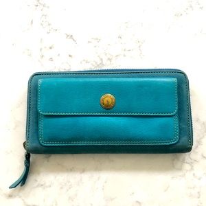 Coach Accordian Zip Wallet